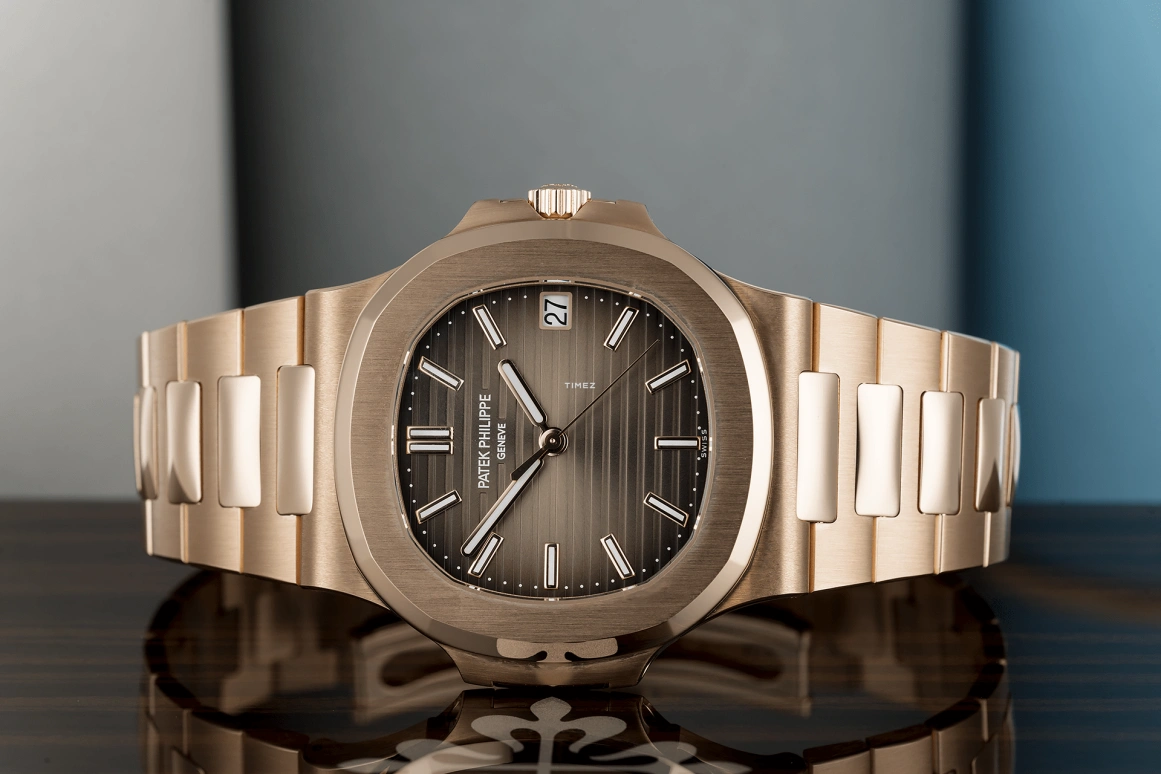 Patek Philippe,Nautilus 40mm,40mm,Rose Gold,Brown,Gradient,Automatic,Day,45hours,A$AP ROCKY,ASAP ROCKY,Flacko,5711,5711/1R-001