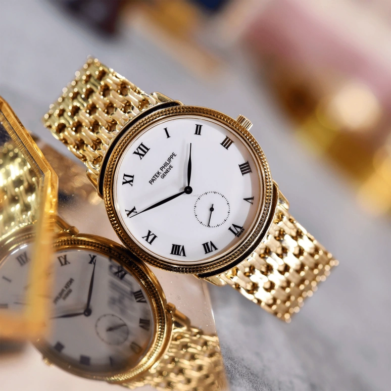 Patek Philippe,Calatrava 34mm,34mm,Yellow Gold,White,Automatic,45hours,In-house Caliber,3919,3919/020