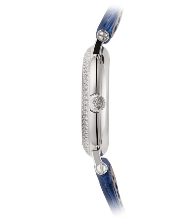 Patek Philippe,Complications 33mm,33mm,White Gold,Blue,Handwound,Moonphase,44hours,7121,7121/200G-001