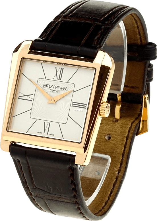 Patek Philippe,Gondolo 32.50x34mm,32.50x34mm,Rose Gold,White,Handwound,44hours,In-house Caliber,5489R,5489R-001
