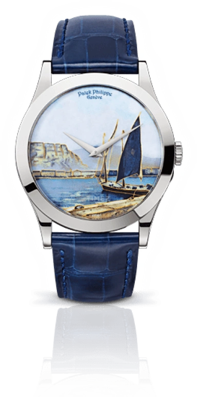 Patek Philippe,Calatrava 38.60mm,38.60mm,White Gold,Blue,Automatic,48hours,In-house Caliber,5089G,5089G-001