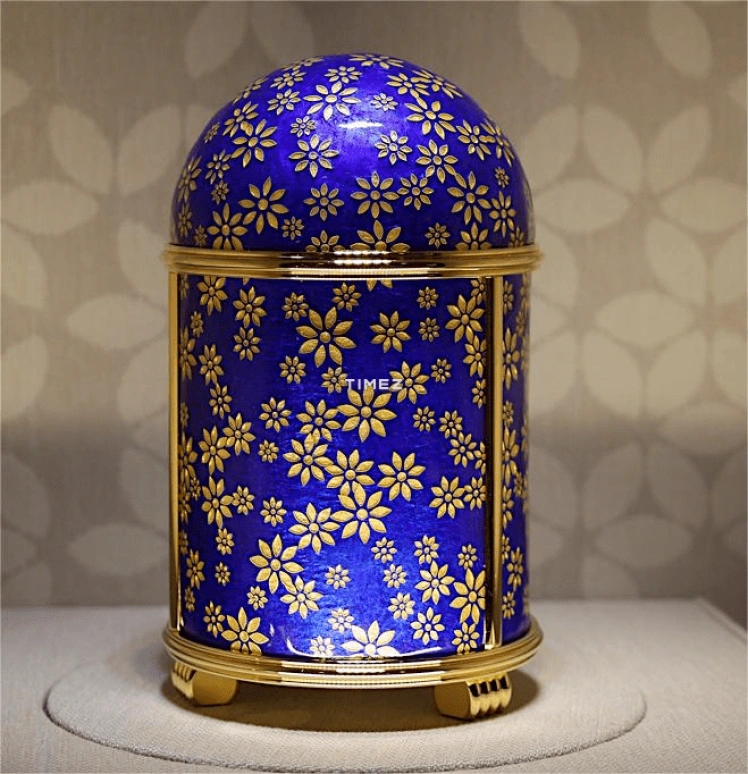 Patek Philippe,Dome Clocks ,Blue,Gold,Electromechanical,In-house Caliber,Enamel,10035M,10035M-001