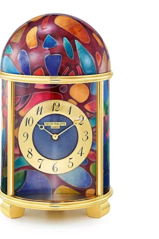 Patek Philippe,Dome Clocks ,Blue,Electromechanical,In-house Caliber,Red,Purple,Pink,Green,Colorful,Enamel,20058M,20058M-001
