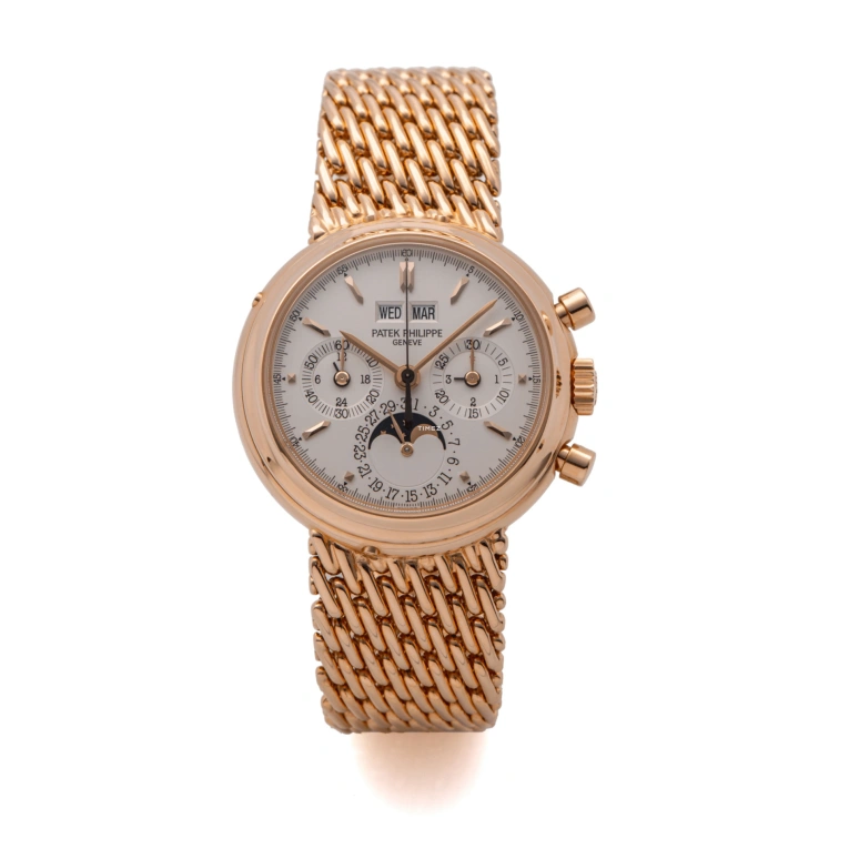 Patek Philippe,Grand Complications 35.50mm,35.50mm,Rose Gold,White,Handwound,Chronograph,Moonphase,Perpetual Calendar,Leap Year,60hours,In-house Caliber,3970,3970/002R