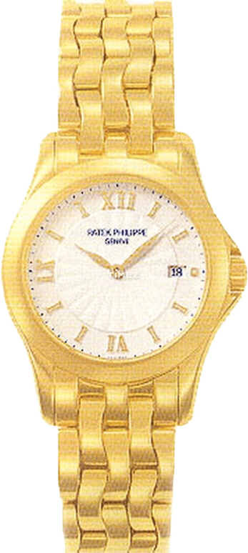 Patek Philippe,Calatrava 28mm,28mm,Yellow Gold,White,Quartz,Day,In-house Caliber,4906,4906/1J