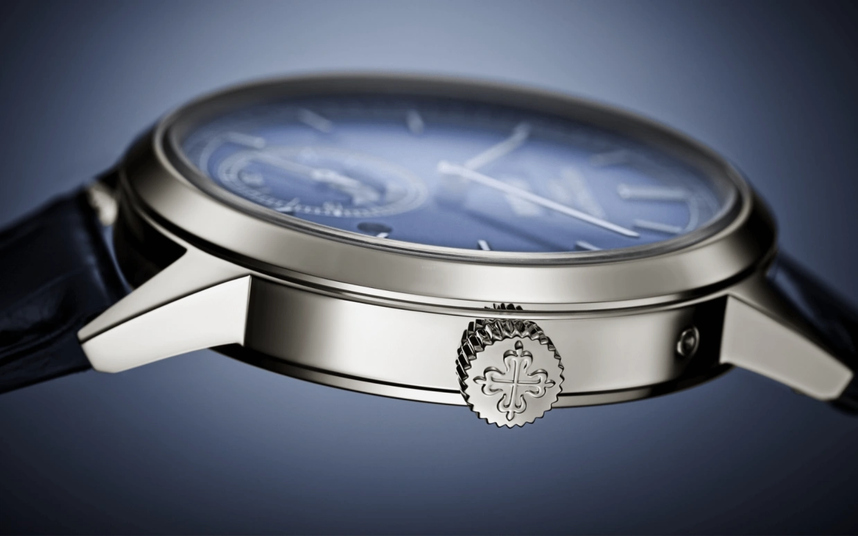 Patek Philippe,Grand Complications 41.30mm,41.30mm,Platinum,Blue,Handwound,Moonphase,Leap Year,Month,Date,38hours,In-house Caliber,5236P,5236P-001