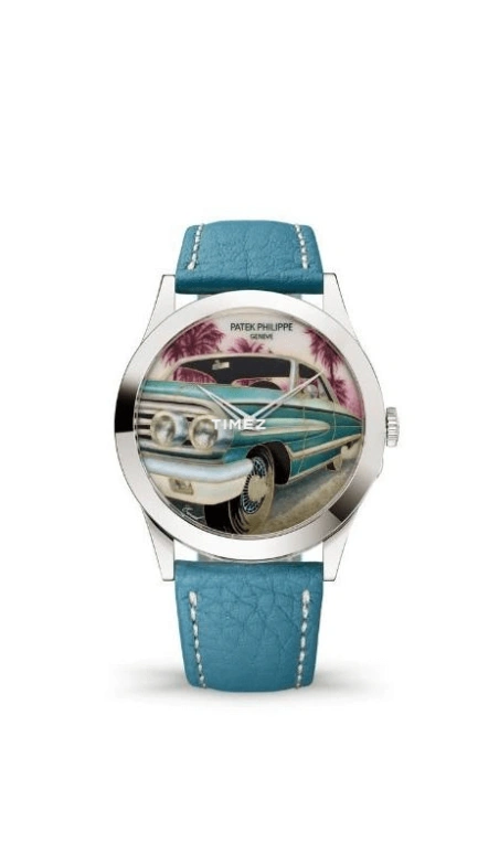 Patek Philippe,Calatrava ,White Gold,Blue,White,Multi-Color,Automatic,48hours,In-house Caliber,5089G,5089G-147