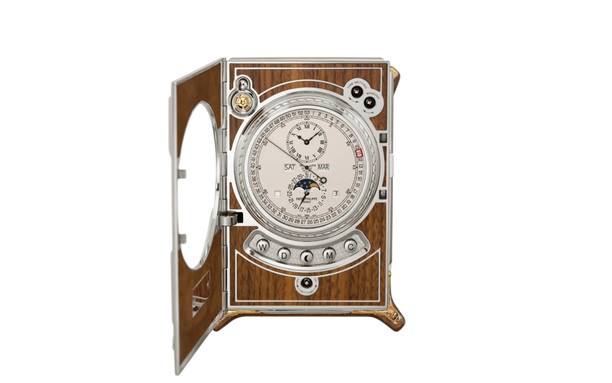 Patek Philippe,Grand Complications 164.60x125mm,164.60x125mm,Silver,Silver White,Handwound,Moonphase,Perpetual Calendar,Leap Year,Month,744hours,In-house Caliber,27000M,27000M-001