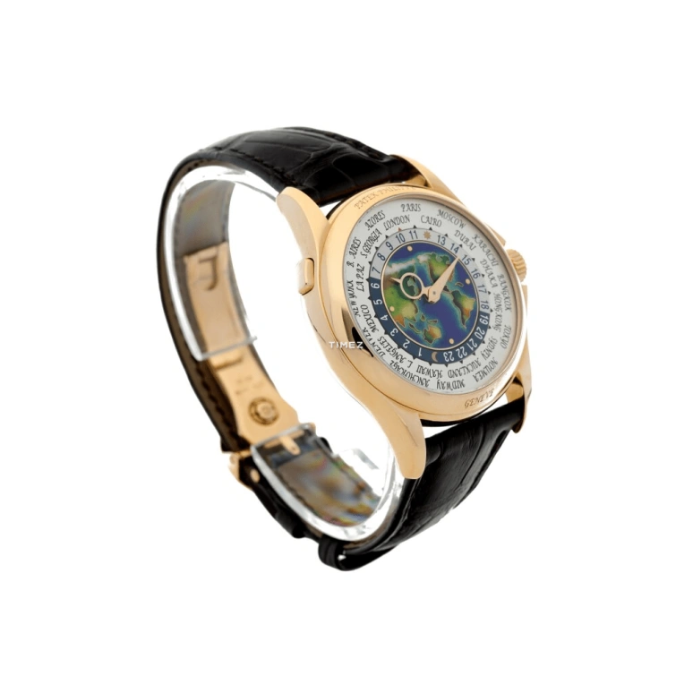 Patek Philippe,Complications 39.50mm,39.50mm,Rose Gold,Multi-Color,Green,Blue,White,Automatic,World Time,Day / Night Indication,5131R,5131R-011