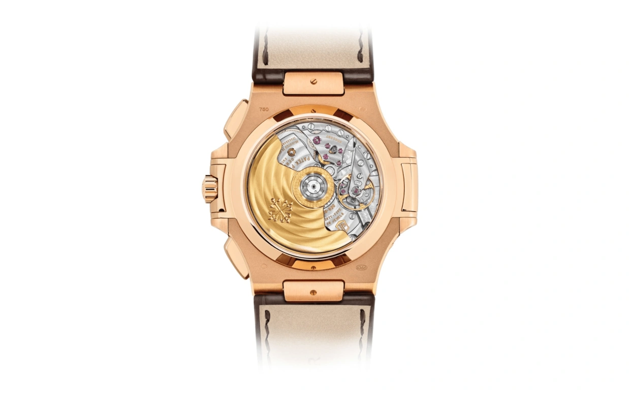 Patek Philippe,Nautilus 40.50mm,40.50mm,Rose Gold,Brown,Automatic,Chronograph,Day,Gerard Piqué Bernabéu,Sergio Ramos,5980R,5980R-001