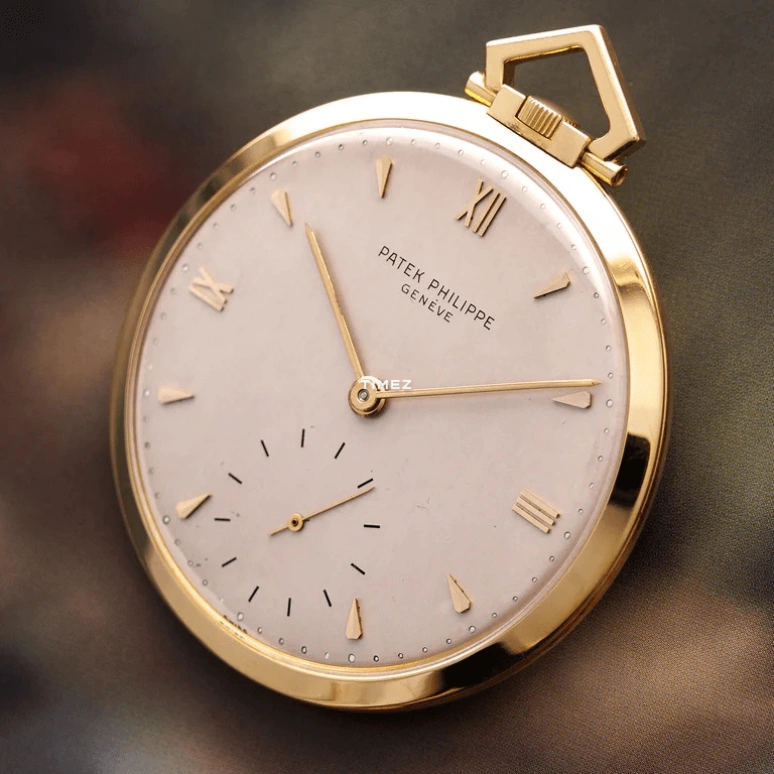 Patek Philippe,Pocket Watches 47mm,47mm,Yellow Gold,White,Handwound,42hours,In-house Caliber,763J