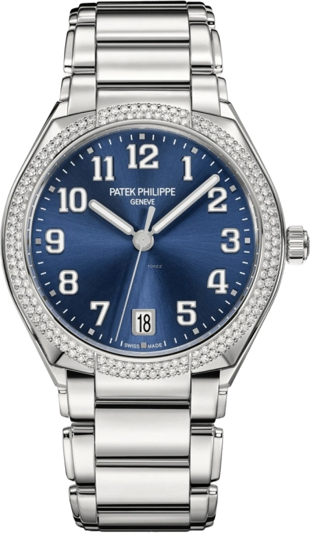 Patek Philippe,Twenty~4 36mm,36mm,Stainless Steel,Blue,Automatic,Day,45hours,7300,7300/1200A-001