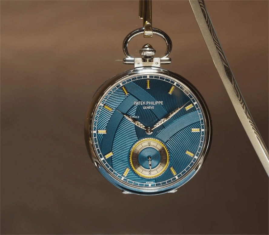 Patek Philippe,Pocket Watches ,White Gold,Blue,Handwound,42hours,In-house Caliber,992,992/182G-001