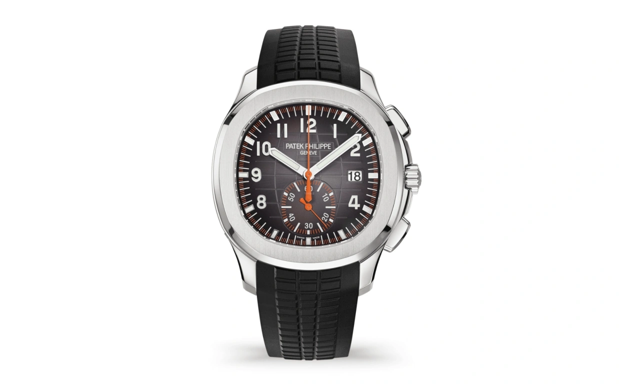Patek Philippe,Aquanaut 42.20mm,42.20mm,Stainless Steel,Black,Automatic,Chronograph,Day,Jack Grealish,Lionel Messi,James Harden,La Pulga,GOAT,5968A,5968A-001