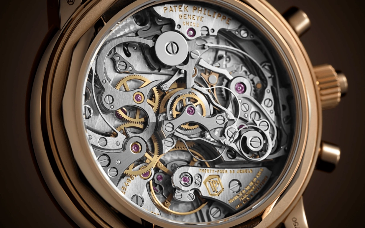 Patek Philippe,Grand Complications 40.20mm,40.20mm,Rose Gold,Grey,Handwound,Chronograph,Moonphase,Perpetual Calendar,Leap Year,65hours,In-house Caliber,5204R,5204R-011