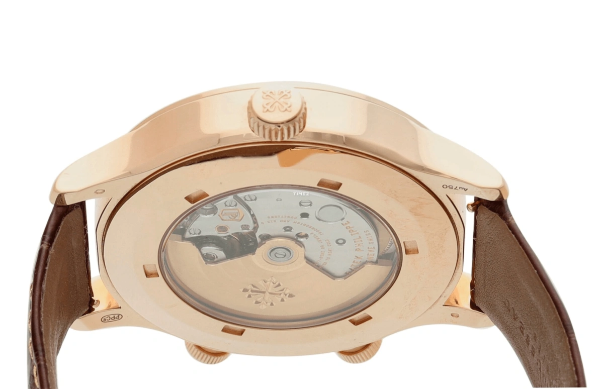 Patek Philippe,Calatrava 42mm,42mm,Rose Gold,Black,Automatic,Day,Dule Time,Day / Night Indication,5524R,5524R-001-TtiffanyCo