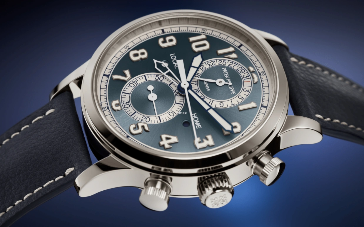 Patek Philippe,Complications 42mm,42mm,White Gold,Grey,Blue,Automatic,Chronograph,Day,Dule Time,Flyback,55hours,In-house Caliber,Ahmed Abouhashima,5924G,5924G-001