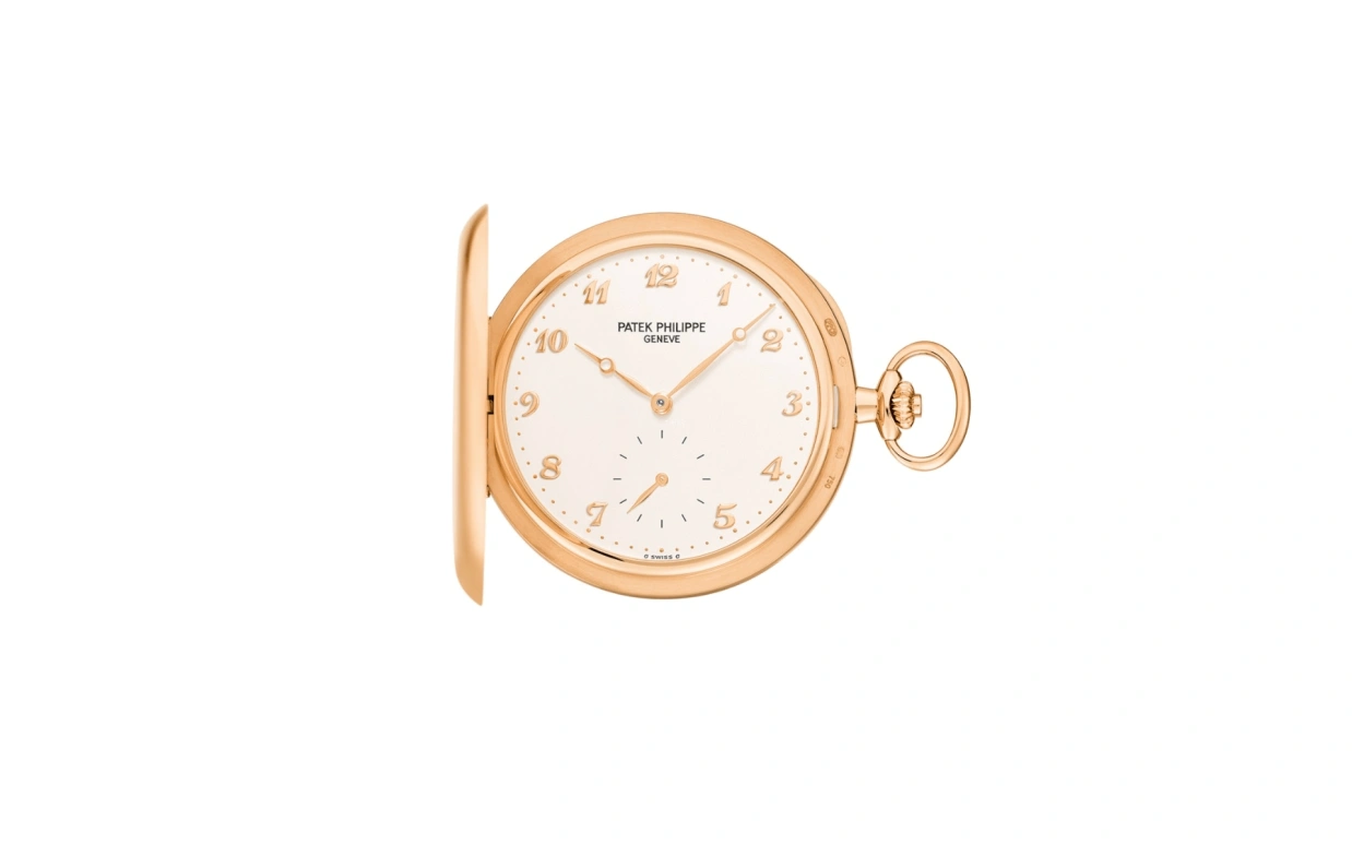 Patek Philippe,Pocket Watches 48mm,48mm,Rose Gold,White,Handwound,50hours,In-house Caliber,980R,980R-001