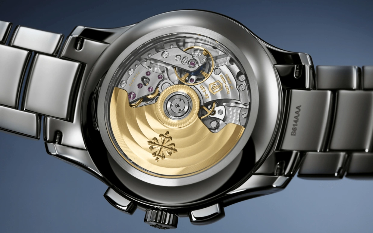 Patek Philippe,Complications 42mm,42mm,Stainless Steel,Green,Automatic,Chronograph,Moonphase,Annual Calendar,Month,55hours,In-house Caliber,5905,5905/1A-001