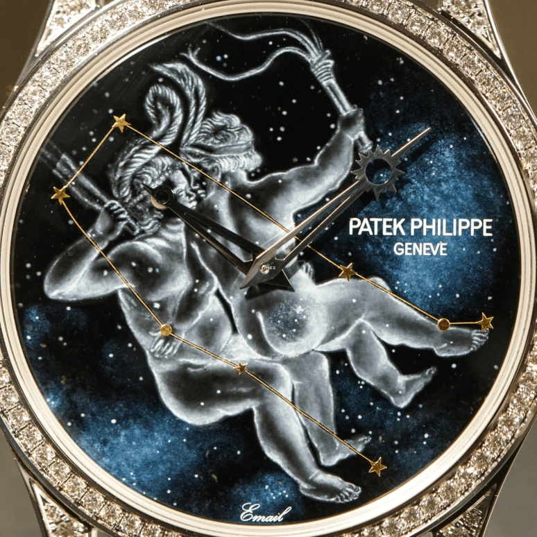 Patek Philippe,Calatrava ,White Gold,Black,Blue,Automatic,48hours,In-house Caliber,5077,5077/100G-064