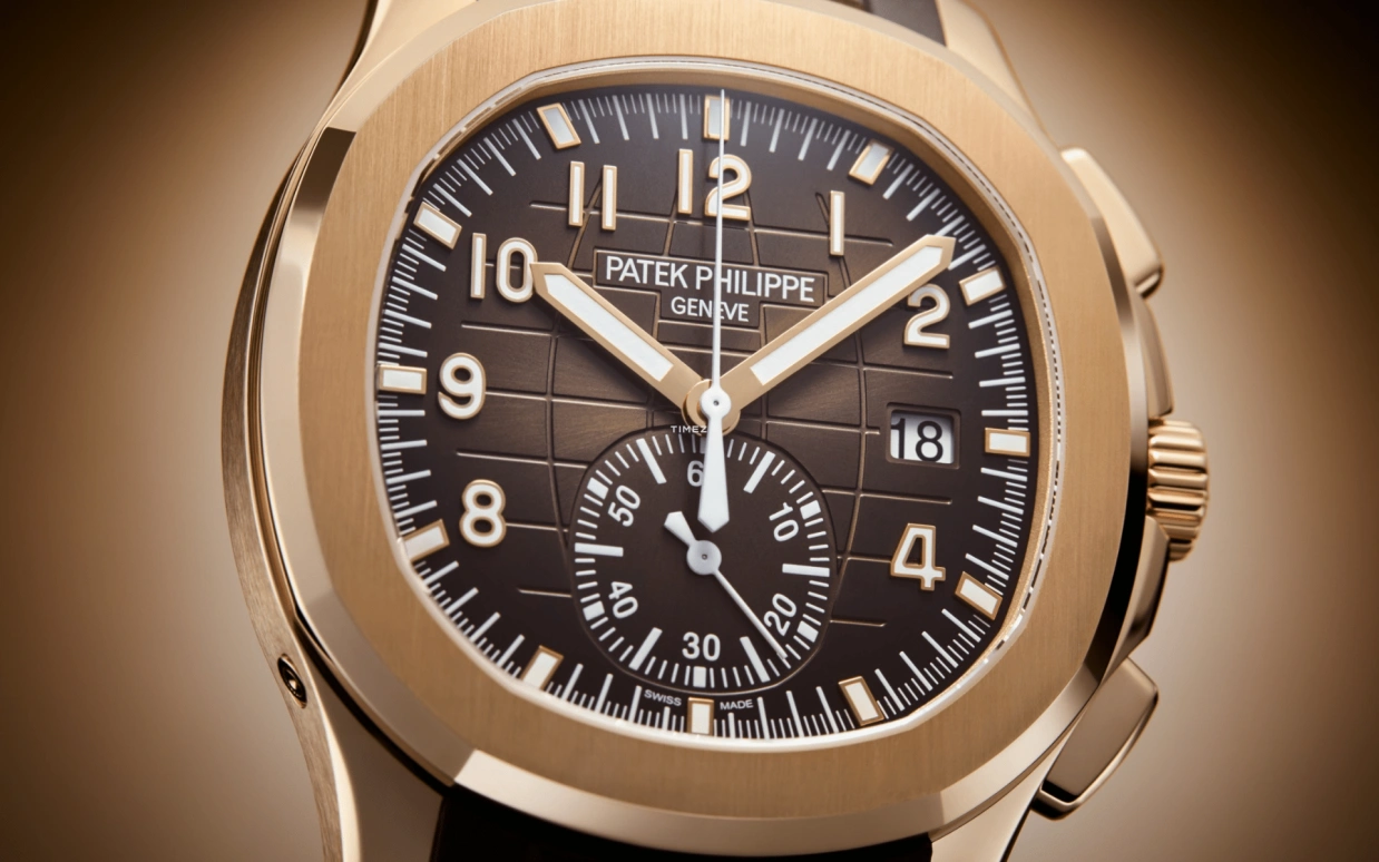 Patek Philippe,Aquanaut 42.20mm,42.20mm,Rose Gold,Brown,Automatic,Chronograph,Flyback,Jimmy Butler,Bukayo Saka,Kyle Kuzma,5968R,5968R-001