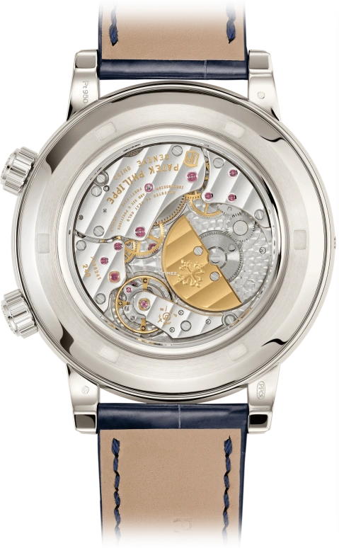 Patek Philippe,Grand Complications 44mm,44mm,Platinum,Blue,Automatic,Moonphase,Day,Sky Chart,6104,6104/11P-010