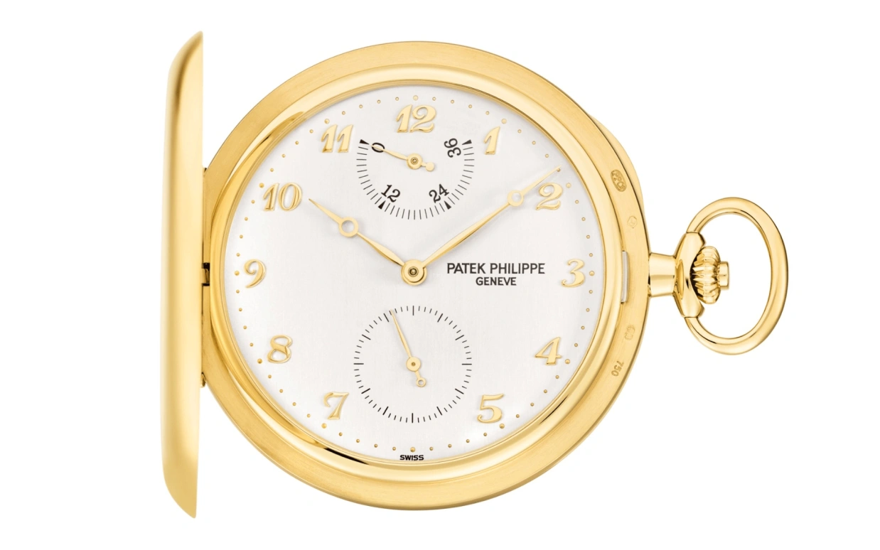 Patek Philippe,Pocket Watches 48mm,48mm,Yellow Gold,Silver,Handwound,Power Reserve Indicator,36hours,983J,983J-001