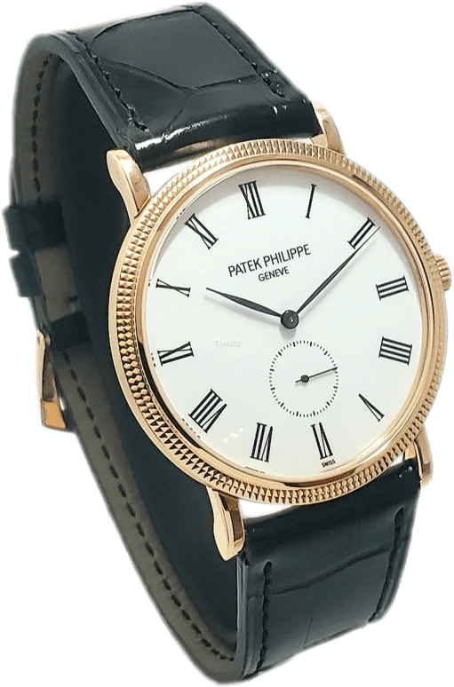 Patek Philippe,Calatrava 36mm,36mm,Rose Gold,White,Handwound,44hours,In-house Caliber,5119R,5119R-001