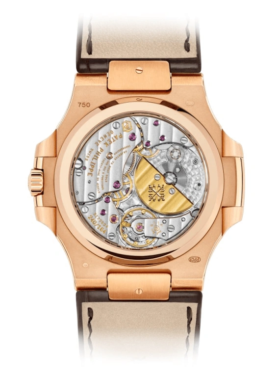 Patek Philippe,Nautilus 40mm,40mm,Rose Gold,Brown,Automatic,Moonphase,Day,Power Reserve Indicator,Jalen Hurts,5712R,5712R-001