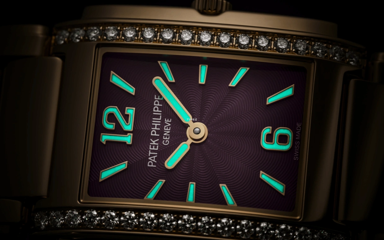 Patek Philippe,Twenty~4 25.10x30mm,25.10x30mm,Rose Gold,Purple,Quartz,In-house Caliber,Sapphire,Crystal Glass,Ben Chilwell,4910,4910/1201R-010