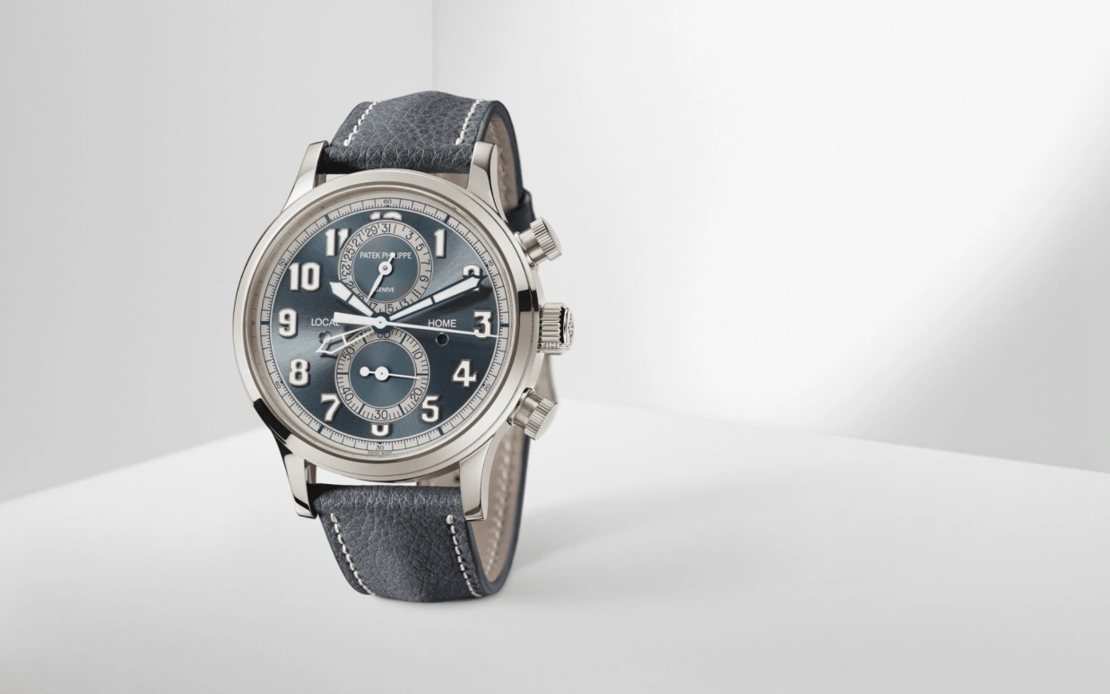 Patek Philippe,Complications 42mm,42mm,White Gold,Grey,Blue,Automatic,Chronograph,Day,Dule Time,Flyback,55hours,In-house Caliber,Ahmed Abouhashima,5924G,5924G-001