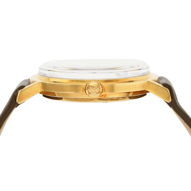 Patek Philippe,Calatrava 36mm,36mm,Yellow Gold,Champagne,Automatic,In-house Caliber,Sapphire,Crystal Glass,3541J