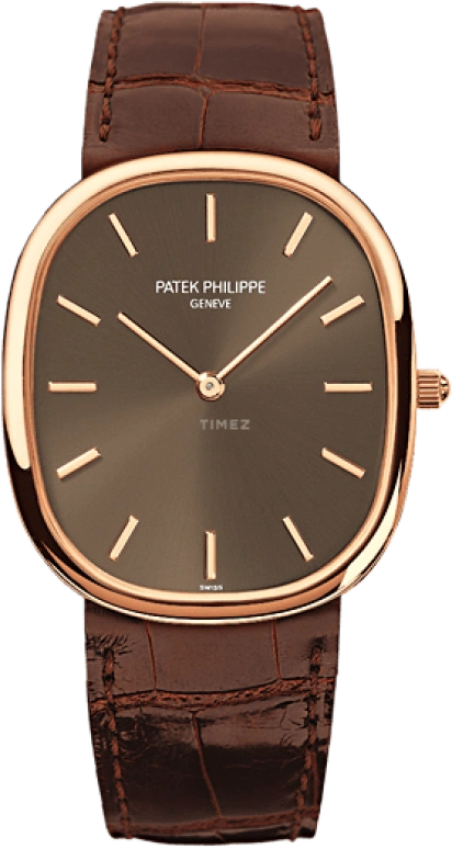 Patek Philippe,Golden Ellipse 31.10mm,31.10mm,Rose Gold,Brown,Automatic,48hours,In-house Caliber,3738,3738/100R-001