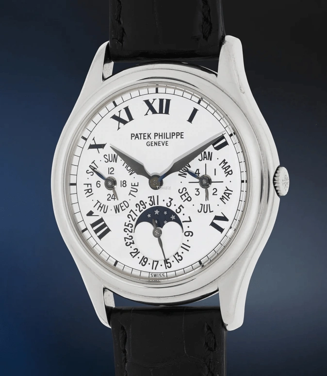 Patek Philippe,Grand Complications 36mm,36mm,White Gold,White,Automatic,Moonphase,Perpetual Calendar,Leap Year,Month,48hours,In-house Caliber,3940G,3940G-025