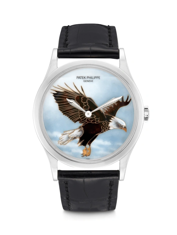 Patek Philippe,Calatrava 38mm,38mm,Platinum,Blue,Black,Multi-Color,Automatic,48hours,In-house Caliber,5077P,5077P-029