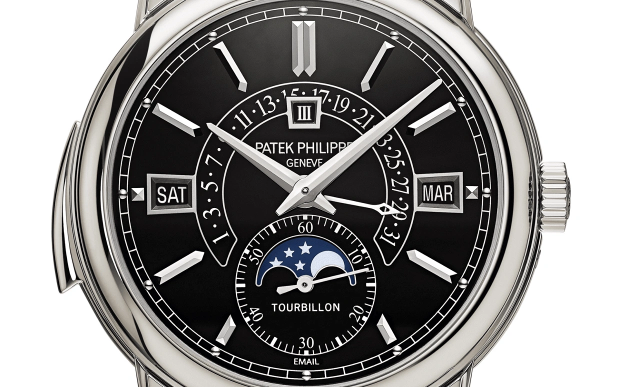 Patek Philippe,Grand Complications 40.20mm,40.20mm,Platinum,Black,Handwound,Moonphase,Perpetual Calendar,Leap Year,Month,48hours,In-house Caliber,5316P,5316P-001