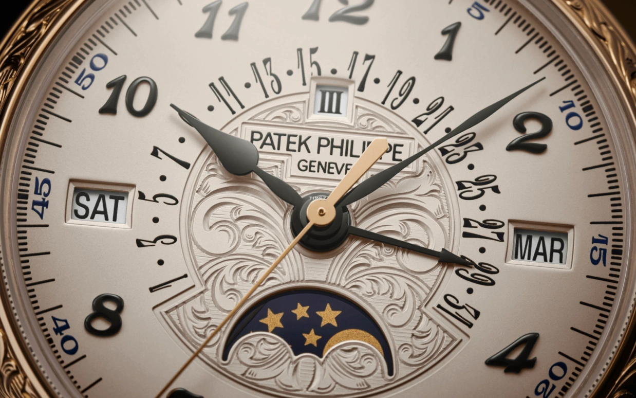 Patek Philippe,Grand Complications 38mm,38mm,Rose Gold,Silver White,Automatic,Moonphase,Perpetual Calendar,Leap Year,Month,45hours,In-house Caliber,5160,5160/500R-001