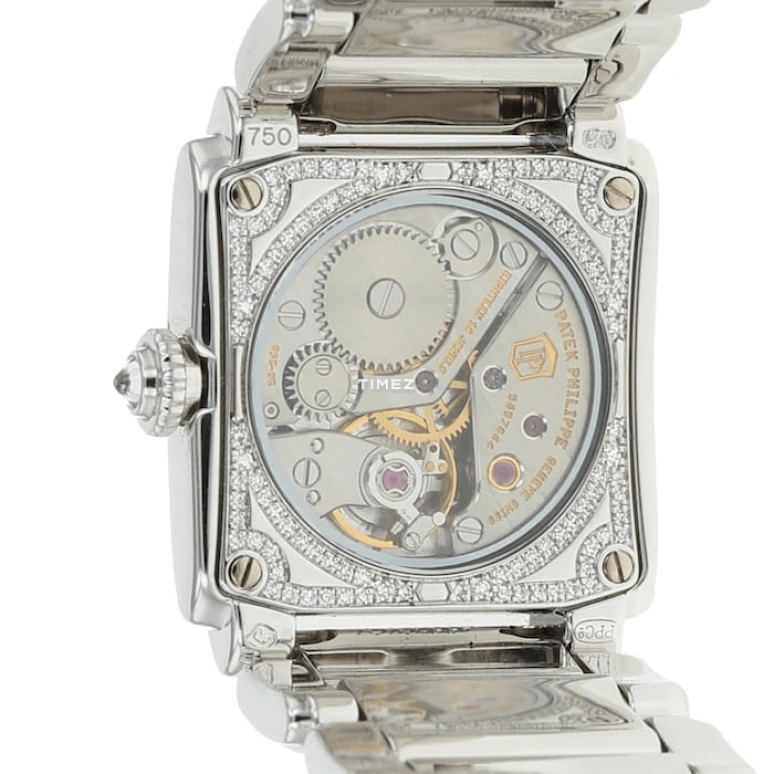 Patek Philippe,Twenty~4 22mm,22mm,White Gold,Silver,Handwound,38hours,In-house Caliber,4909,4909/50G-001