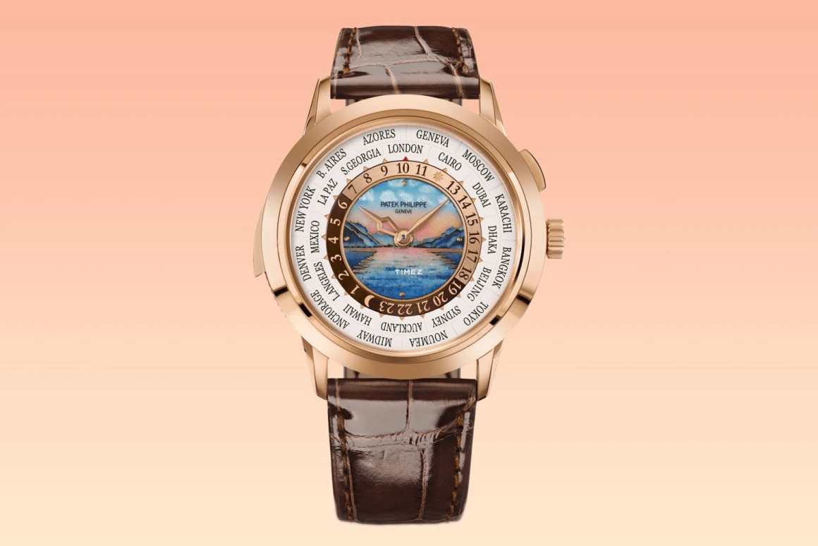 Patek Philippe,Grand Complications ,Rose Gold,Blue,White,Multi-Color,Automatic,World Time,Minute Repeater,Day / Night Indication,5531R,5531R-016