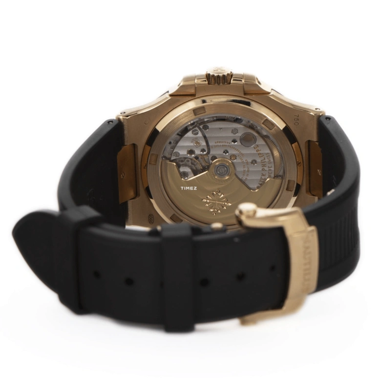 Patek Philippe,Nautilus 40mm,40mm,Rose Gold,Grey,Automatic,Day,45hours,5711R