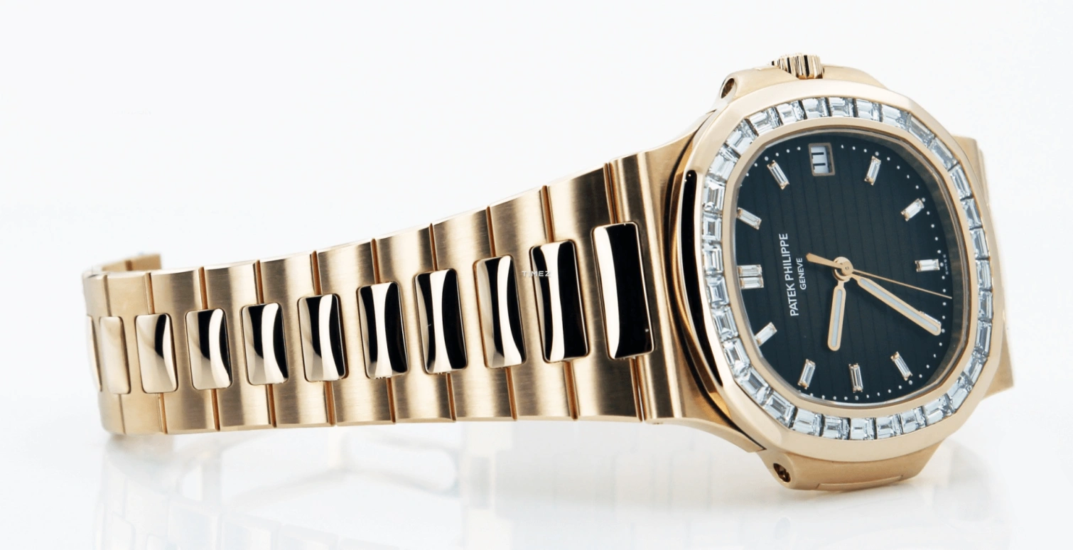 Patek Philippe,Nautilus 40mm,40mm,Rose Gold,Brown,Automatic,Day,45hours,5723,5723/1R-010