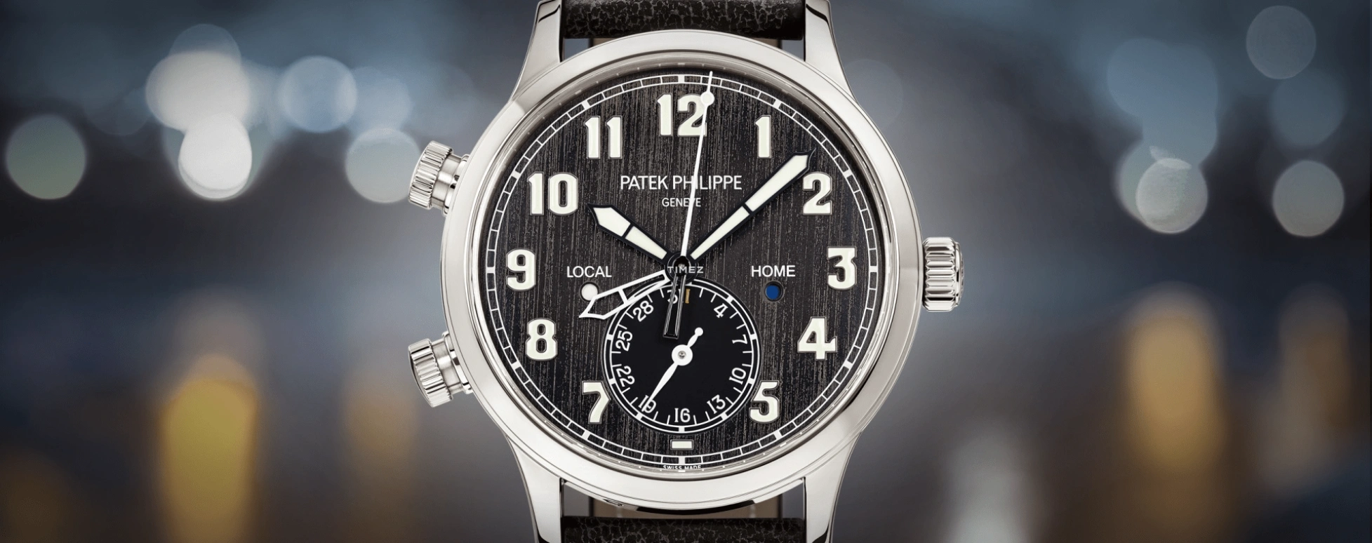 Patek Philippe,Complications 42mm,42mm,Titanium,Black,Automatic,Day,Dule Time,Day / Night Indication,5524T,5524T-010