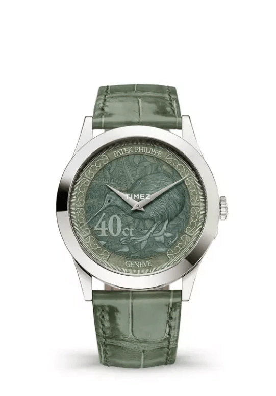 Patek Philippe,Calatrava ,White Gold,Green,Automatic,48hours,In-house Caliber,5089G,5089G-119