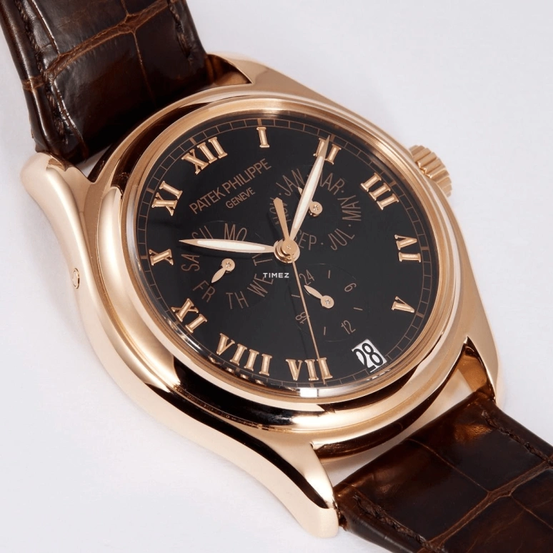 Patek Philippe,Complications 37mm,37mm,Rose Gold,Black,Automatic,Month,Date,Day,5035R,5035R-016