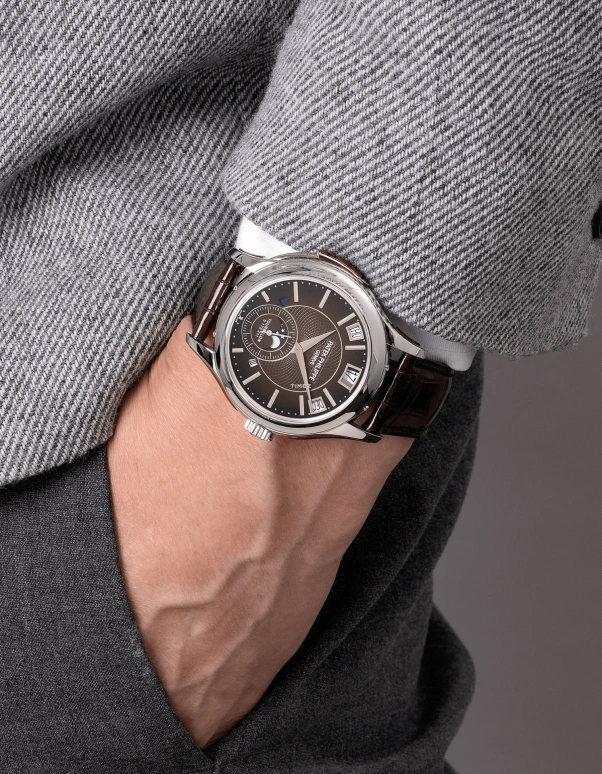 Patek Philippe,Grand Complications 41mm,41mm,Platinum,Brown,Handwound,Moonphase,Perpetual Calendar,Leap Year,Month,48hours,In-house Caliber,5207,5207/700P-001