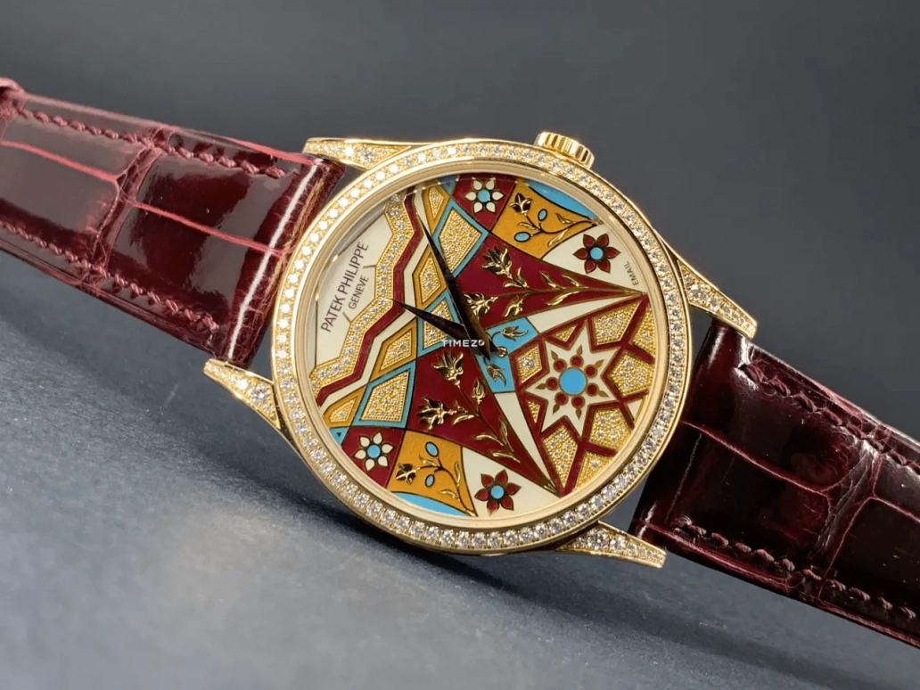 Patek Philippe,Calatrava 37mm,37mm,Rose Gold,Multi-Color,Red,Yellow,Automatic,48hours,In-house Caliber,5077,5077/100R-029