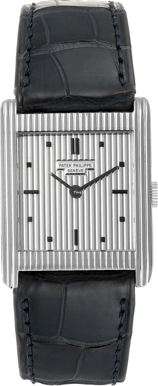 Patek Philippe,Gondolo 26x32.50mm,26x32.50mm,White Gold,Silver,Handwound,In-house Caliber,Sapphire,Crystal Glass,3467G