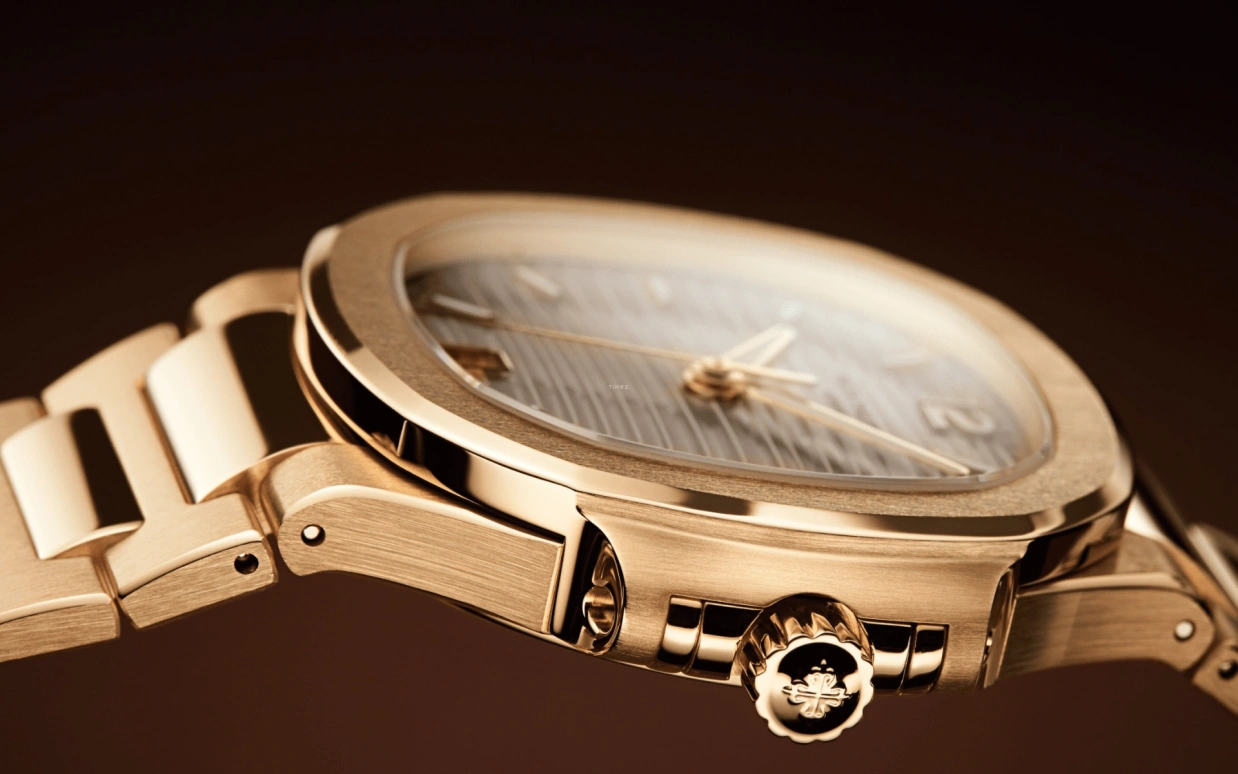 Patek Philippe,Nautilus 35.20mm,35.20mm,Rose Gold,Rose,White,Automatic,Day,45hours,Romeo James Beckham,7118,7118/1R-001