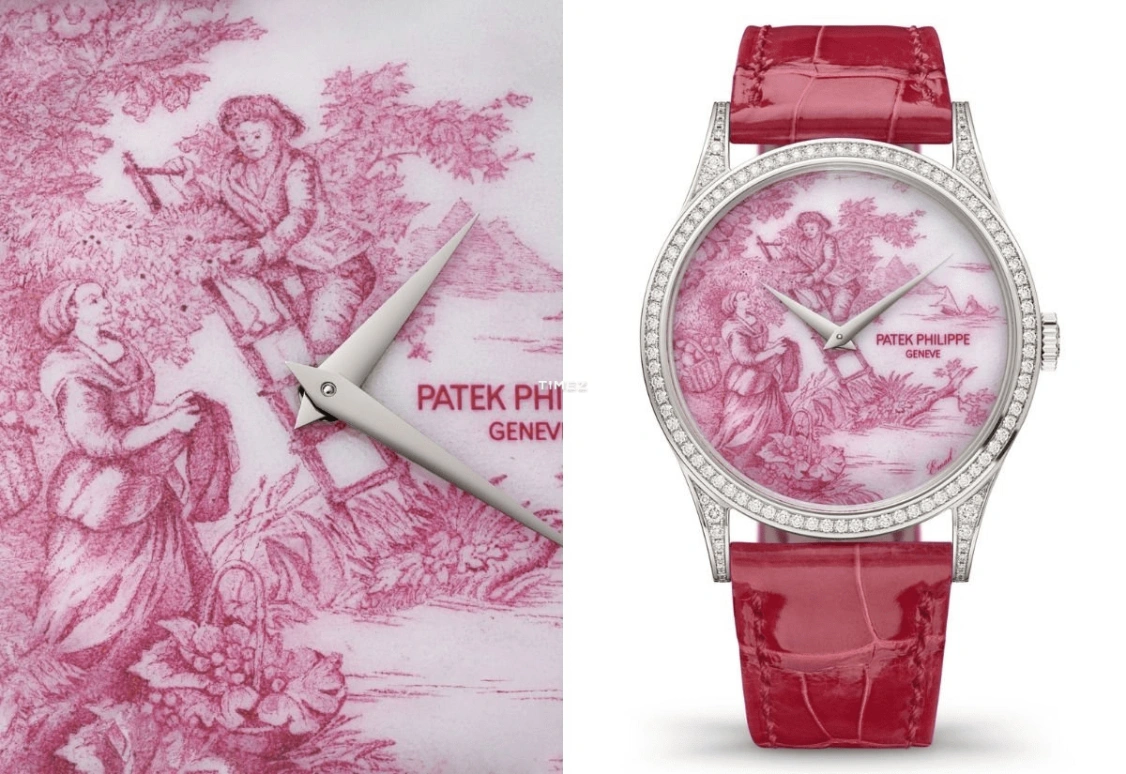 Patek Philippe,Calatrava ,White Gold,Pink,White,Automatic,48hours,In-house Caliber,5077,5077/100G-076