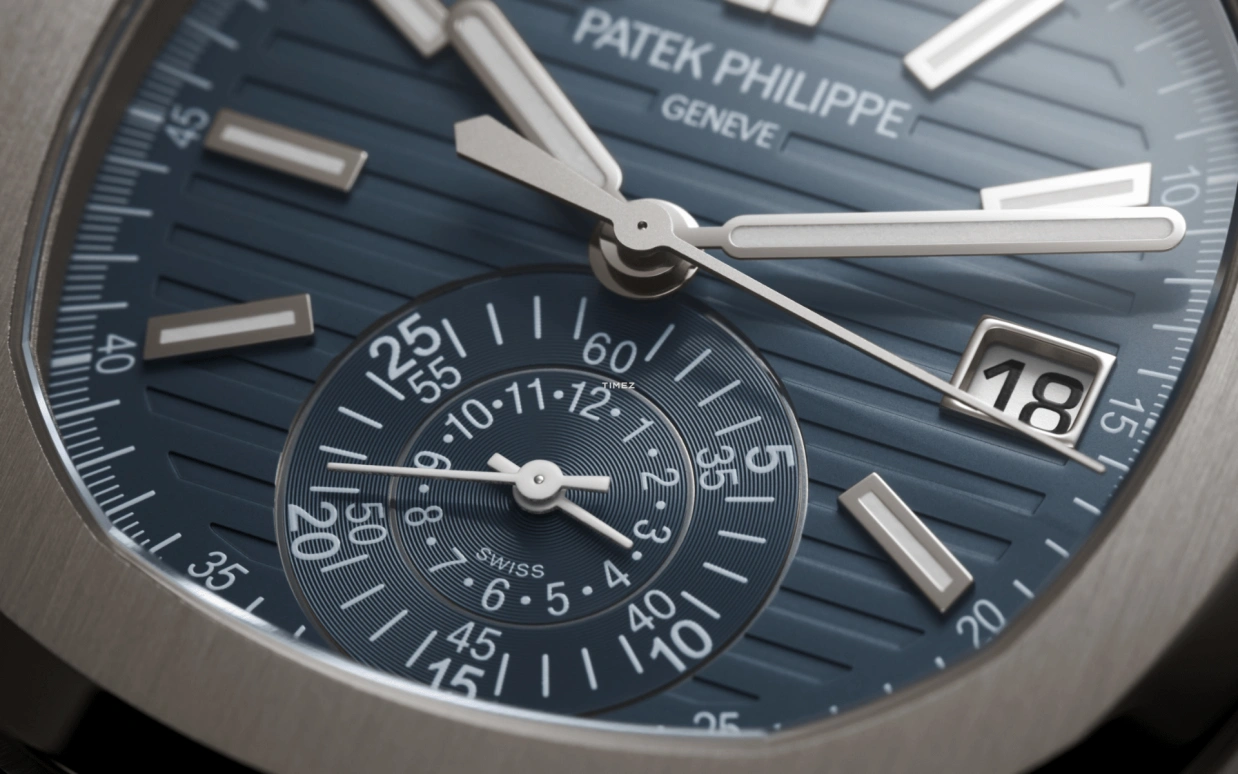 Patek Philippe,Nautilus 40.50mm,40.50mm,White Gold,Blue,Grey,Automatic,Chronograph,Day,Flyback,Khaled Mohamed Khaled,Oleksandr Usyk,Lionel Messi,DJ Khaled,La Pulga,GOAT,5980,5980/60G-001